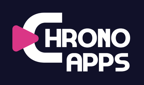 chrono apps logo blancoy negro